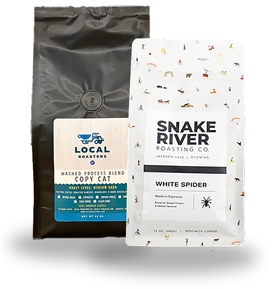 Local Roasters and Snake River featured beans